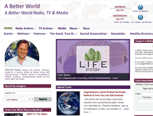 Tablet Screenshot of abetterworld.tv